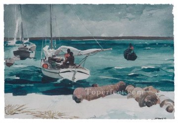 Nassau Realismo pintor marino Winslow Homer Pinturas al óleo